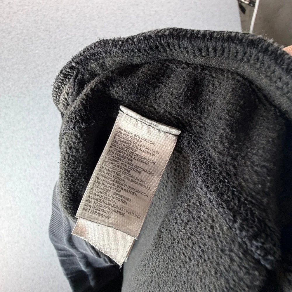 The North Face Mens XL Black Cotton Fleece Jogger Sweatpants Regular Fit